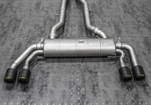 画像1: 【Kpipe】KパイプBMW F97 X3M/F98 X4MバルブトロニックF1スポーツマフラー