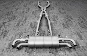画像1: 【Kpipe】KパイプレクサスLC500hバルブトロニックF1スポーツマフラー 