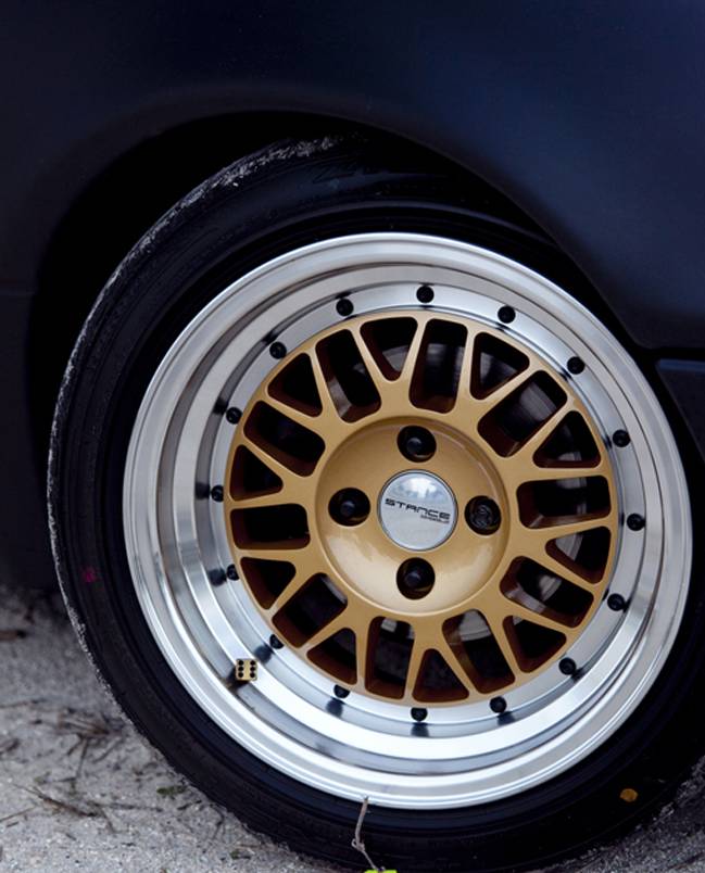 画像: 15X8J 4X100 ET25 STANCE MINDSET GOLDホイール4本送料無料