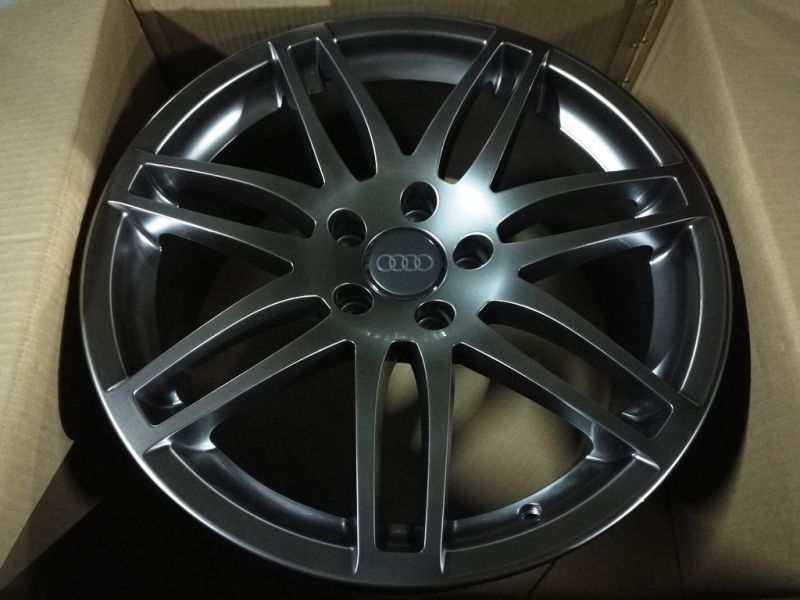 画像: アウディA4/A6 18X8J 5X112 ET35 RS4 Hyper Black Style ホイール4本送料無料