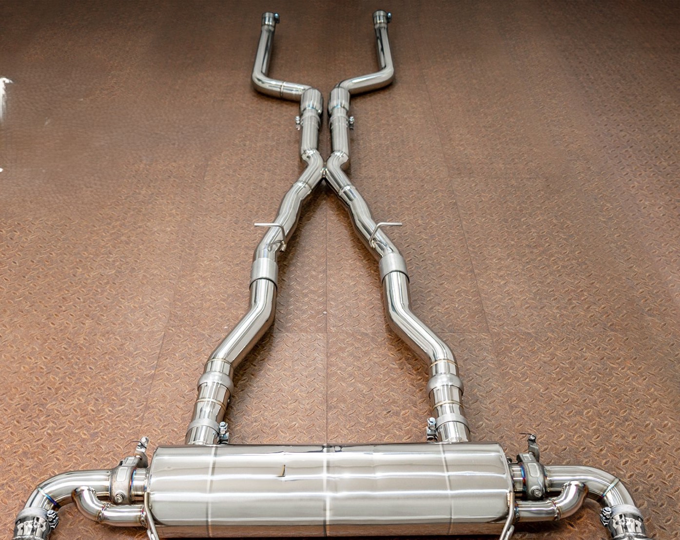 画像1: 【Kpipe】KパイプBMW G30 550i xDriveバルブトロニックF1スポーツマフラー送料無料