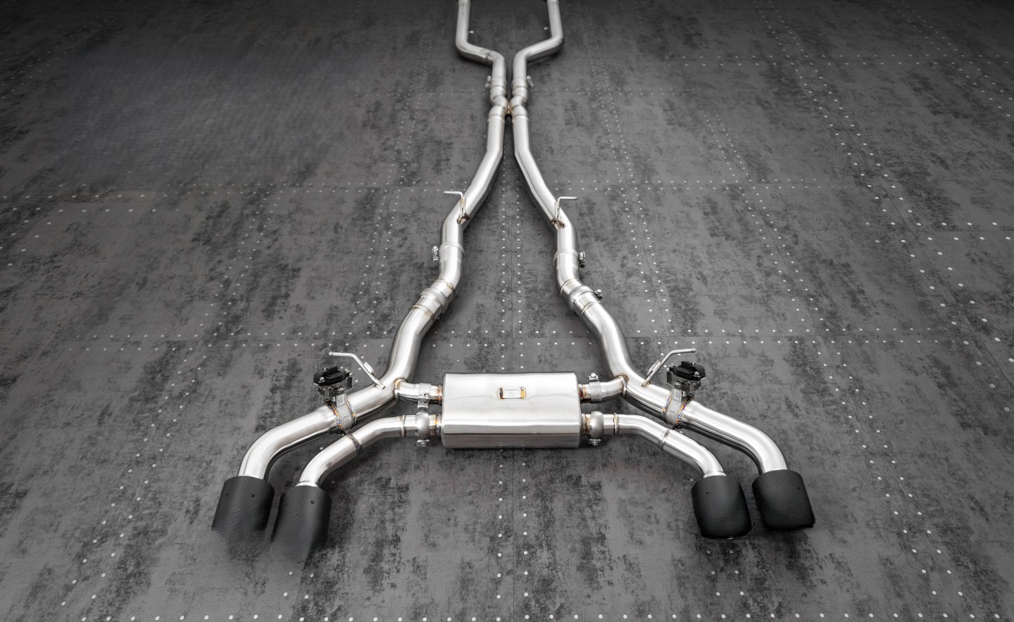 画像1: 【Kpipe】KパイプアルBMW G90/G99 M5バルブトロニックF1スポーツマフラー